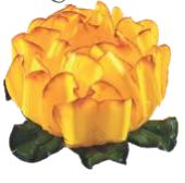 Forminha para Doces Finos - Rosa Maior Amarelo Queimado - 40 unidades - Decora Doces - Rizzo Festas