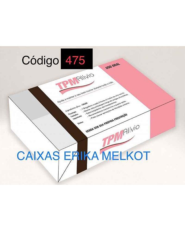 Caixa Divertida para 6 doces TPM Ref. 475 - 10 unidades - Erika Melkot Rizzo Embalagens