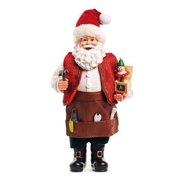 Noel Decorativo com Ferramentas 30cm - 01 unidade - Cromus Natal - Rizzo Embalagens