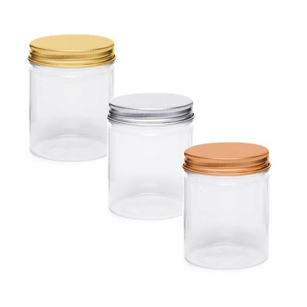 Pote Redondo PET 150ml 7,4x5,5cm - 01 unidade - ArteGift - Rizzo Embalagens