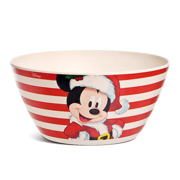 Bowl 520ml Disney Natal - 01 unidade - Cromus Natal - Rizzo Embalagens