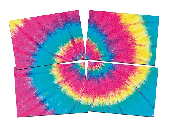 Painel Decorativo - Tie Dye - 1,28m x 90cm  - 1 unidade - Festcolor - Rizzo
