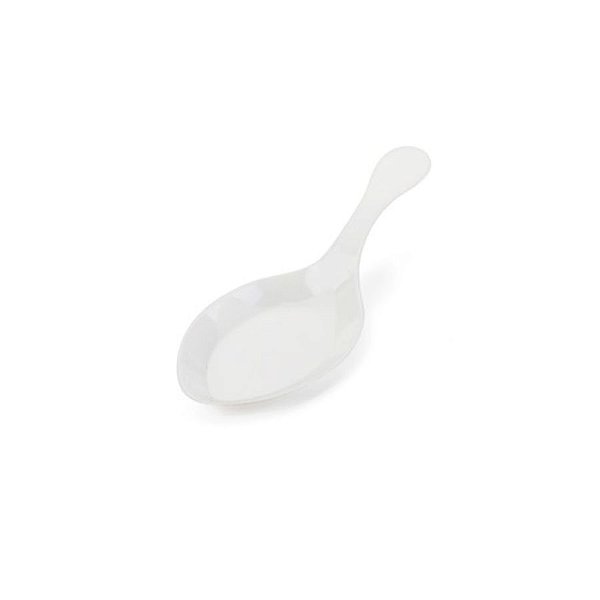 Colher Indiana Branca  - 24 un - 10 cm - Silver Festas