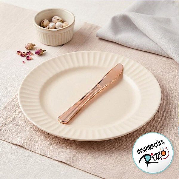 Faca Refeição Premium Rose - 8 unidades - Rizzo