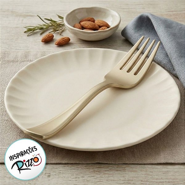 Mini Garfo Premium Dourada - 20 unidades - Rizzo