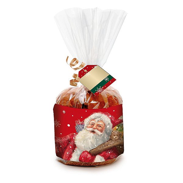 Kit Panetone 500g Natal Mágico - 10 unidades - Cromus Natal - Rizzo Embalagens e Festas