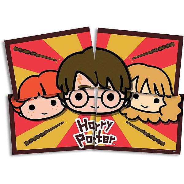 Painel Decorativo Festa Harry Potter Kids - 01 Unidade - Festcolor - Rizzo Embalagens