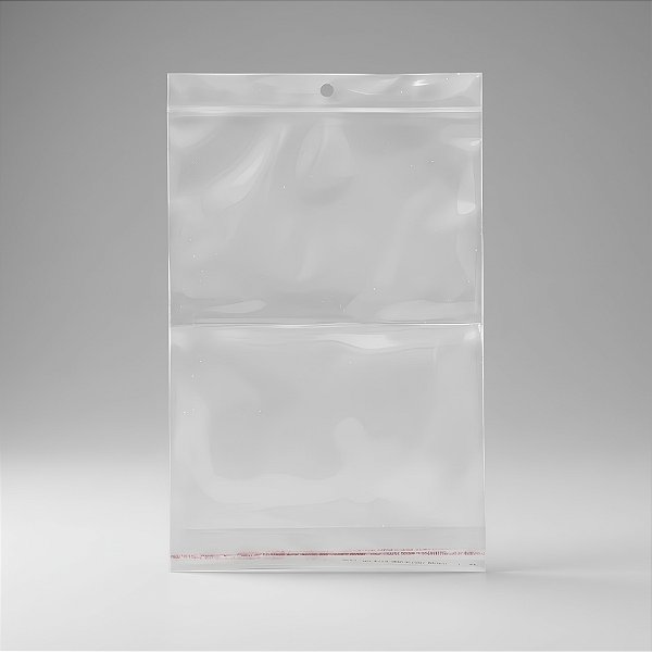 Saco Adesivado com Furo - 25x35cm - Rizzo