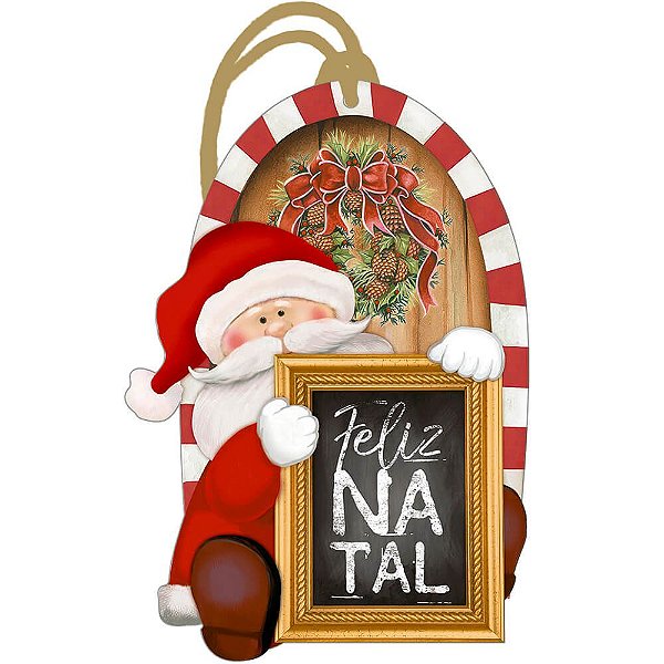 Decor Home Tag Natal - Feliz Natal - DHTN-001 - LitoArte Rizzo Embalagens
