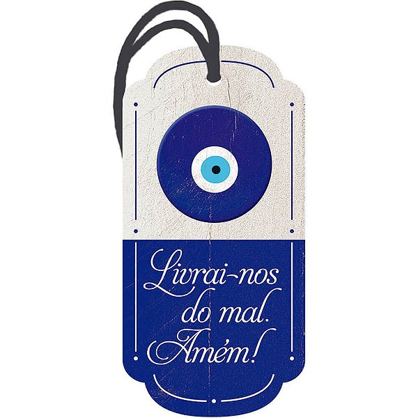 Decor Home Tag 2 Olho Grego DHT2-006 - Litoarte - Rizzo Embalagens