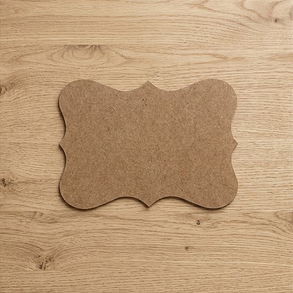 Tag de Moldura Papel Kraft 10 unidades - Rizzo Embalagens