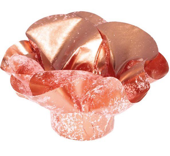 Forminha para Doces Finos - Copo de Leite Rose Gold  30 unidades - Decora Doces - Rizzo Festas