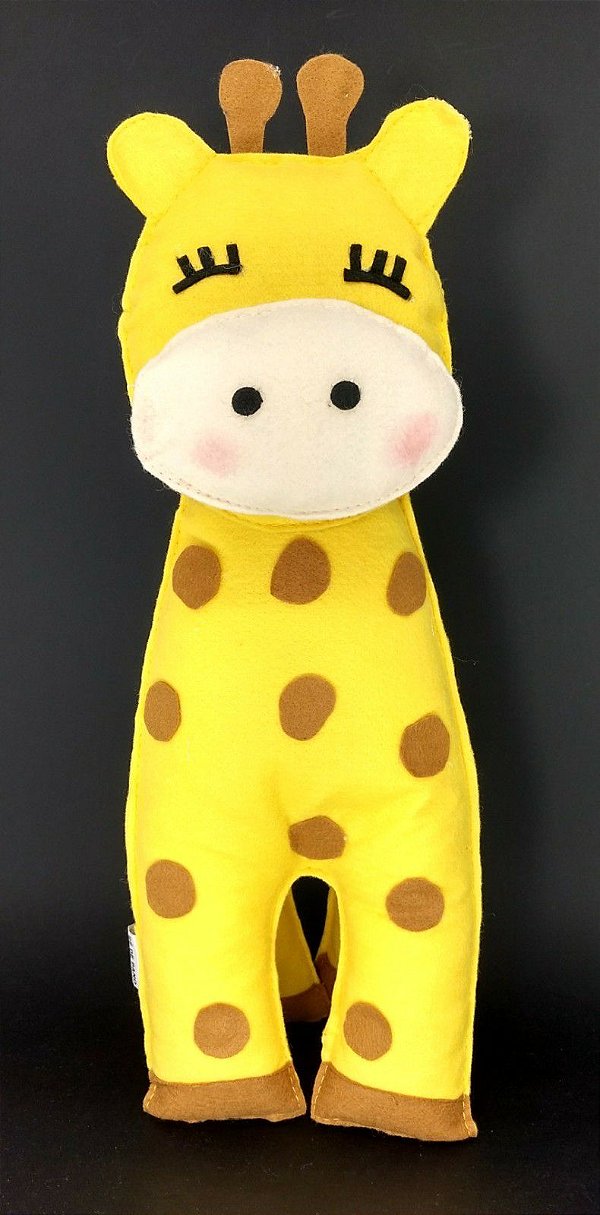 Girafa Bichinhos Baby em Feltro - 01 unidade - Pé de Pano - Rizzo Embalagens