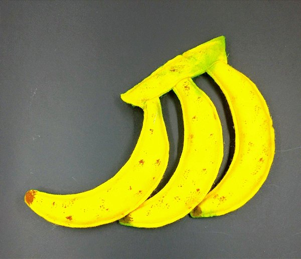 Banana em Feltro - 01 Unidade - Pé de Pano - Rizzo Festas