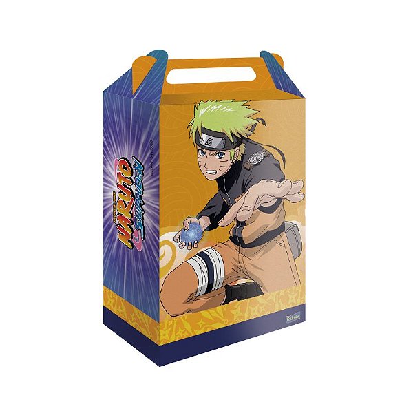 Caixa Surpresa Festa Naruto - 8 unidades - Festcolor - Rizzo Festas