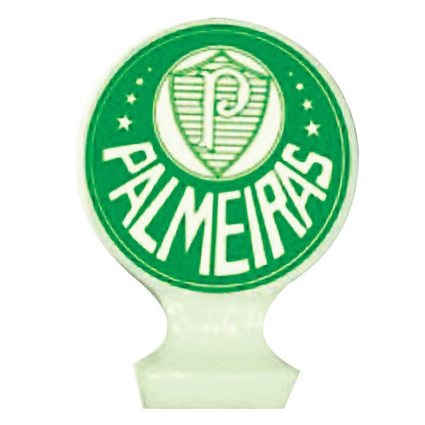 Vela Emblema Festa Palmeiras - 1 unidade - Festcolor - Rizzo Embalagens e Festas