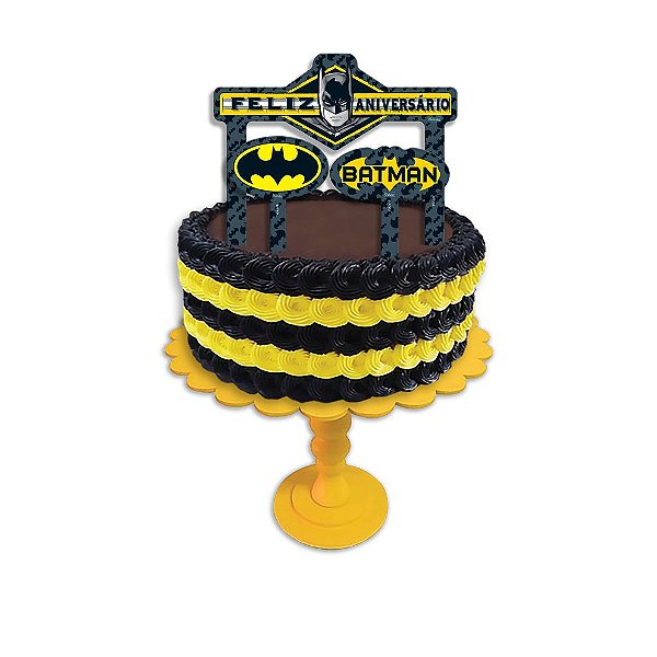 Topper para Bolo Festa Batman Geek - Rizzo Embalagens