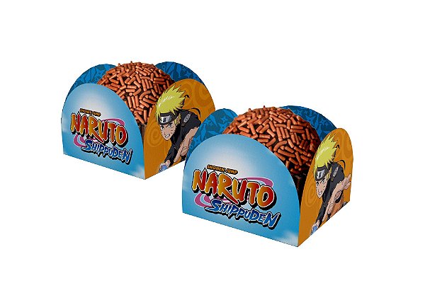 Porta Forminha para Doces Festa Naruto - 40 unidades - Festcolor - Rizzo Festas