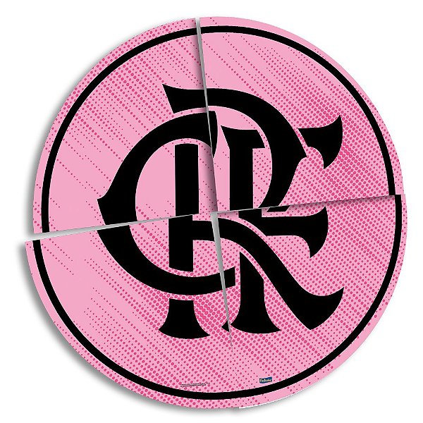 Painel Decorativo Festa Festa Flamengo Rosa - Festcolor - Rizzo Festas