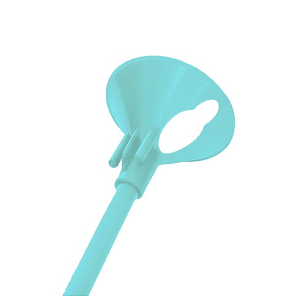 Kit Suporte para Balão 33cm - Azul Candy - 10 Unidades - Rizzo Balões