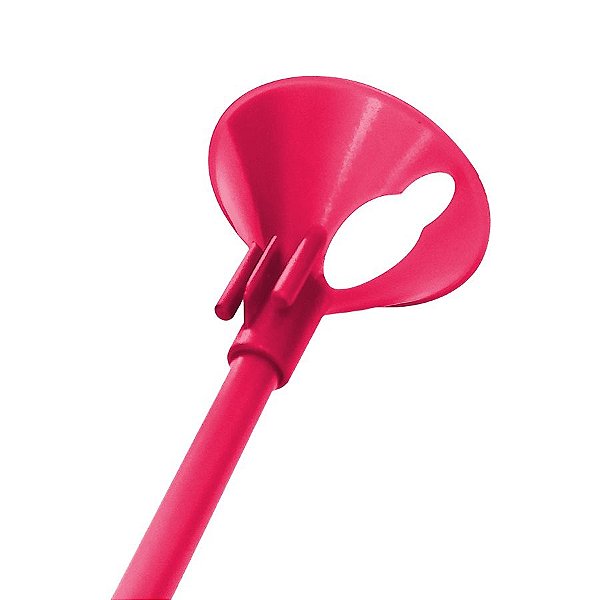 Kit Suporte para Balão 33cm - Pink - 10 Unidades - Rizzo Embalagens