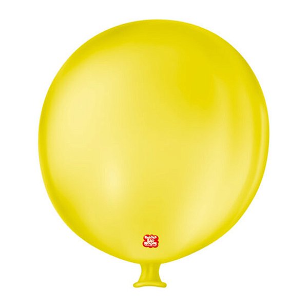 Balão de Festa Látex Gigante - Amarelo - 01 Unidade - São Roque - Rizzo Balões