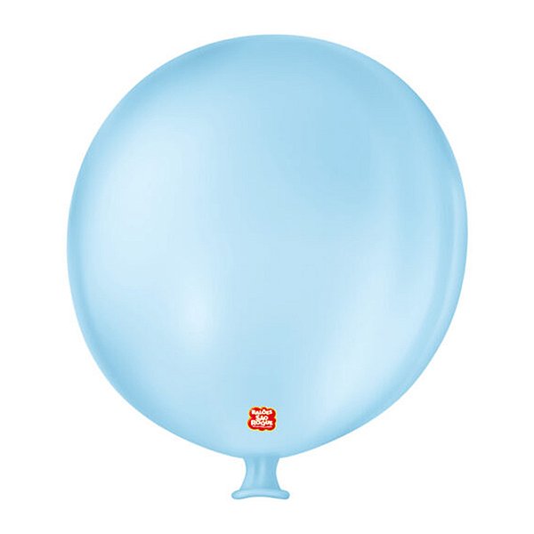 Balão de Festa Látex Gigante - Azul Baby - 01 Unidade - São Roque - Rizzo Balões