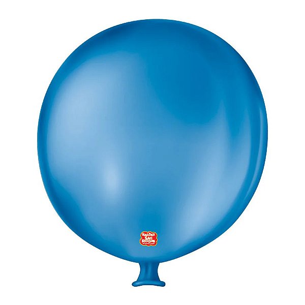 Balão de Festa Látex Gigante - Azul Cobalto - 01 Unidade - São Roque - Rizzo Balões