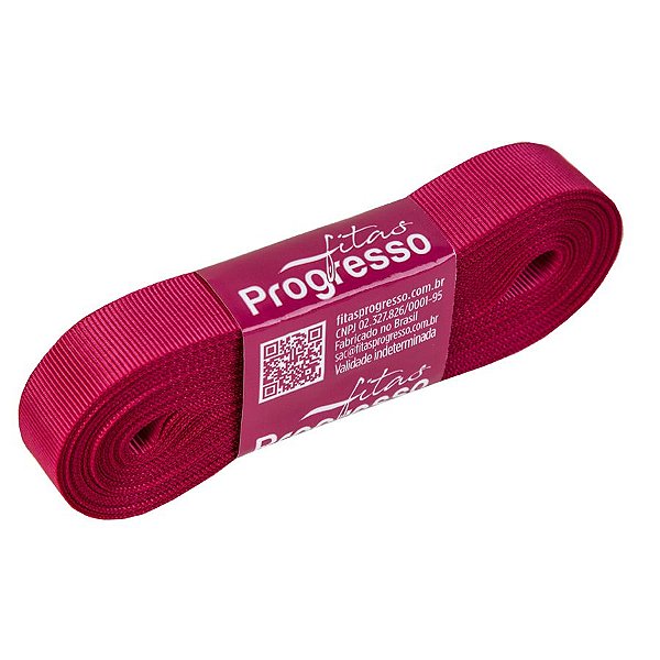 Fita Gorgurão Progresso 15mm nº3 - 10m Cor 303 Pink - 01 unidade - Rizzo Embalagens