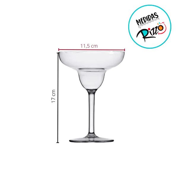 Taça Marguerita Cristal - 01 unidade - Rizzo Embalagens
