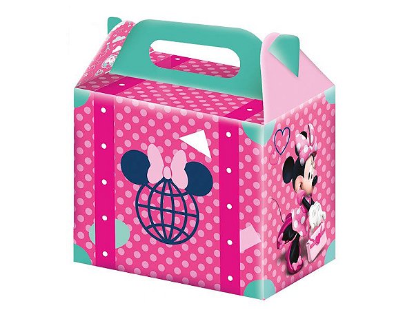 Caixa Surpresa Festa Minnie Rosa - 8 Unidades - Regina - Rizzo Festas