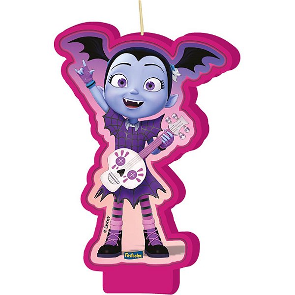 Vela Plana Festa Vampirina - 01 Unidade - Festcolor - Rizzo Festas