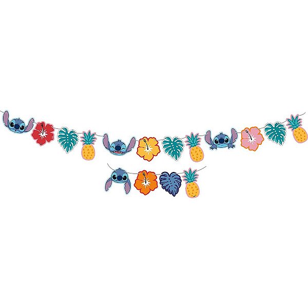 Faixa Decorativa Festa Stitch - Festcolor - Rizzo Festas