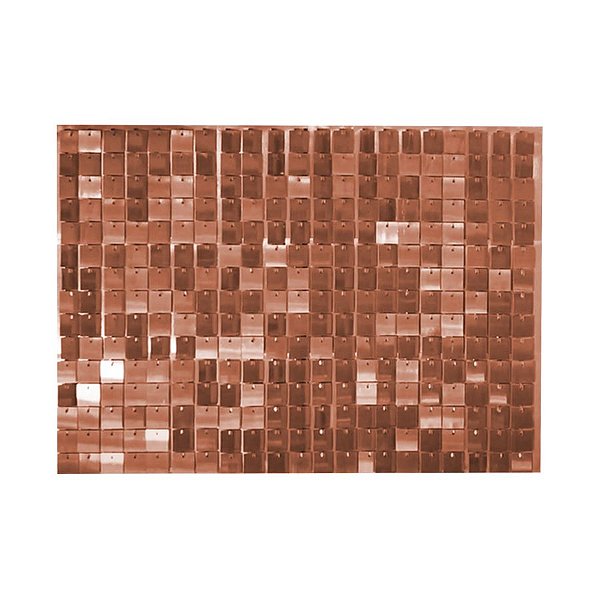 Painel Mágico Shimmer Wall - 87cm x 62,5cm - Rose Gold - Cromus - Rizzo Balões