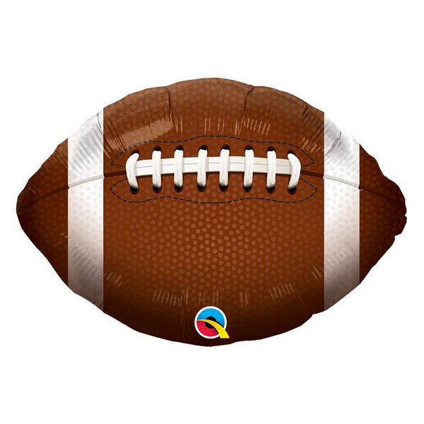 Balão de Festa Microfoil 18" 45cm - Redondo Futebol Americano - 01 Unidade - Qualatex - Rizzo Balões