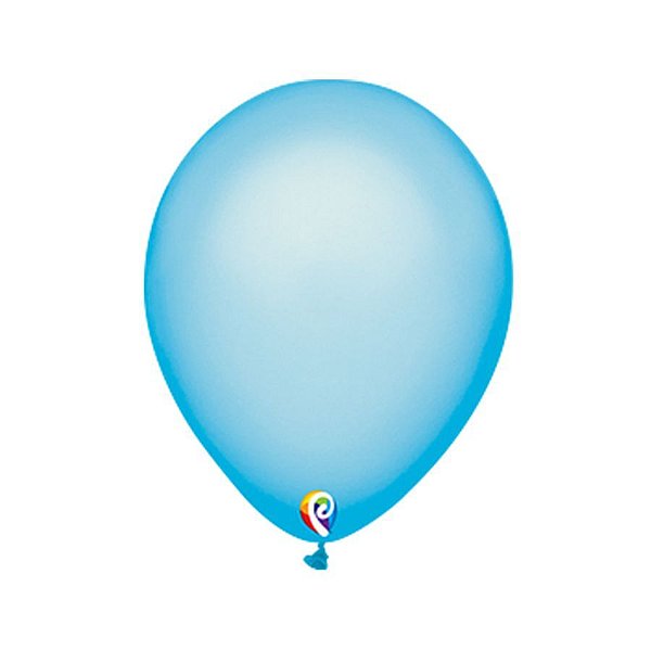 Balão de Festa Látex - Azul Neon - Sensacional - Rizzo Embalagens