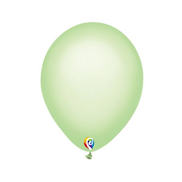 Balão de Festa Látex - Verde Neon - Sensacional - Rizzo Embalagens