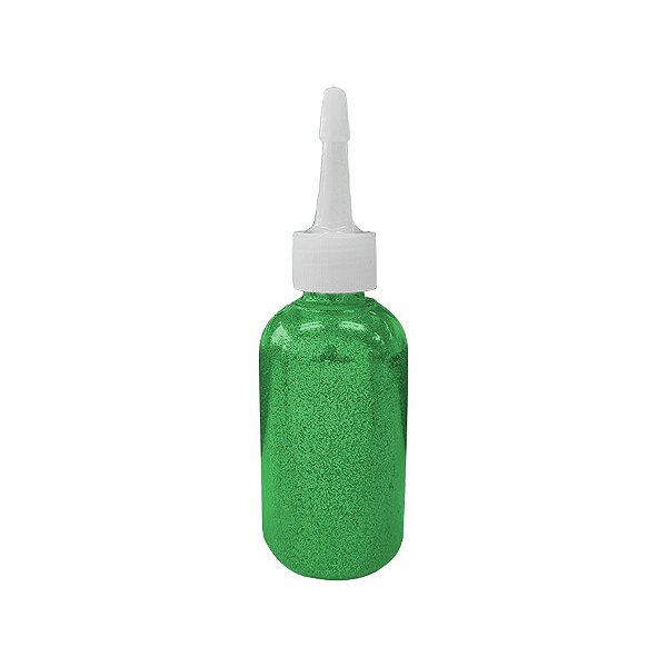 Tubo de Glitter para Balão - Verde - 01 Unidade - Rizzo Embalagens