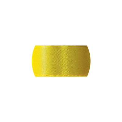 Fita de Cetim Progresso 10mm nº2 - 10m Cor 763 Amarelo gema - 01 unidade - Rizzo Embalagens