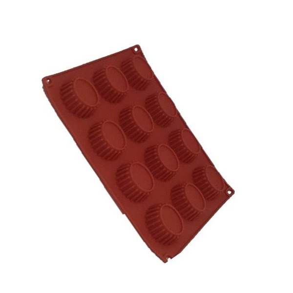 Forma de Silicone Pequena Oval - 01 unidade - ArtLille - Rizzo Embalagens