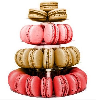 Torre para Macarons 4 Pisos San Felipo Rizzo Confeitaria