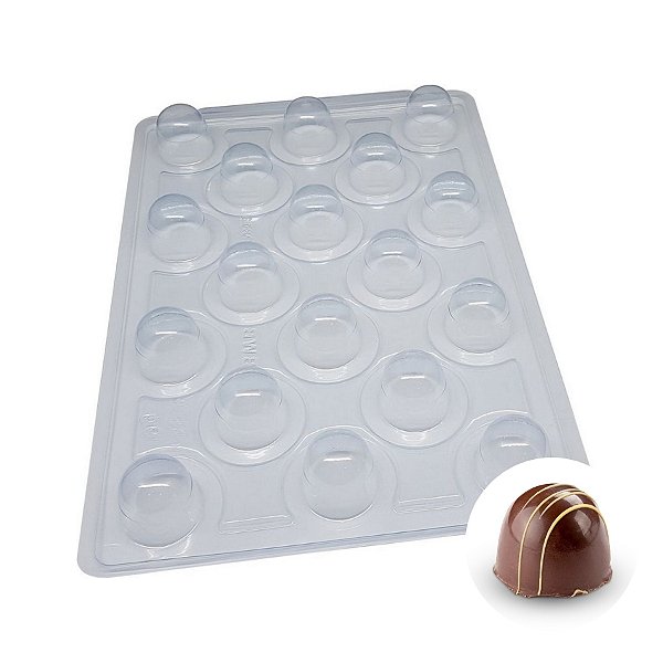 Forma de Acetato Especial Semiprofissional - Mini Trufa - Ref. 3506 - BWB