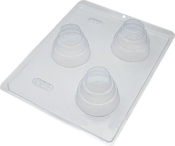 Forma Especial Bolo Detalhado Médio Cód. 864 BWB - Rizzo Embalagens