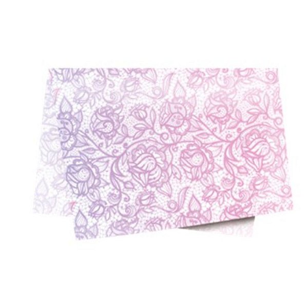Papel de Seda - 49x69cm - Trama Rosa Lilás - 10 folhas - Rizzo Embalagens