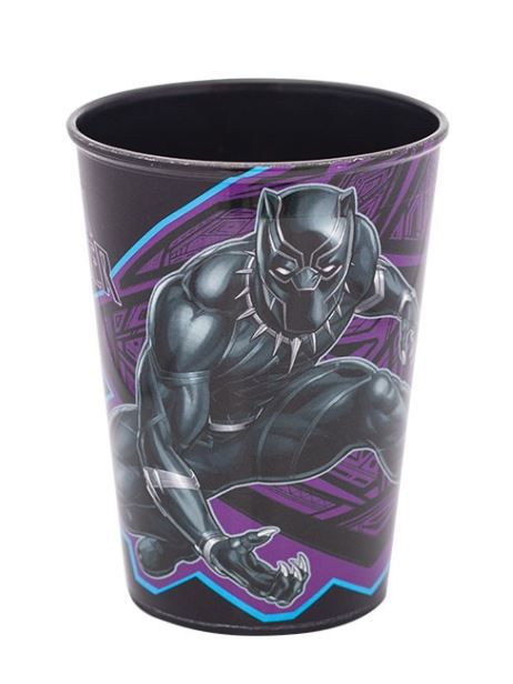 Copo de Plástico Festa Marvel Pantera Negra 320Ml - Plasútil - Rizzo Festas