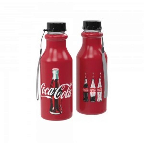 Garrafa Retrô Coca Cola Vermelha 500ML - 1 unidade - Plasútil