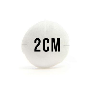 Pompom Decorativo Amarelo 1,5 cm - 50 unidades