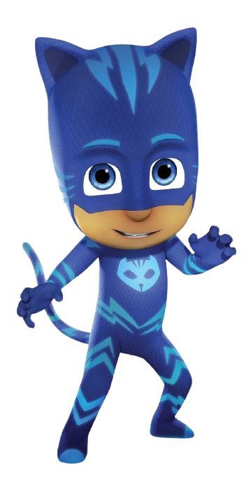 Decoração em MDF Menino Gato Festa PJ Masks - 01 Unidade - Rizzo Embalagens