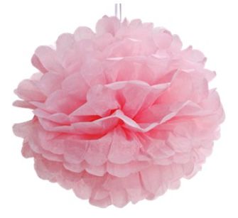 Pom Pom Rosa - 30cm - 2 unidades - Cromus - Rizzo Festas