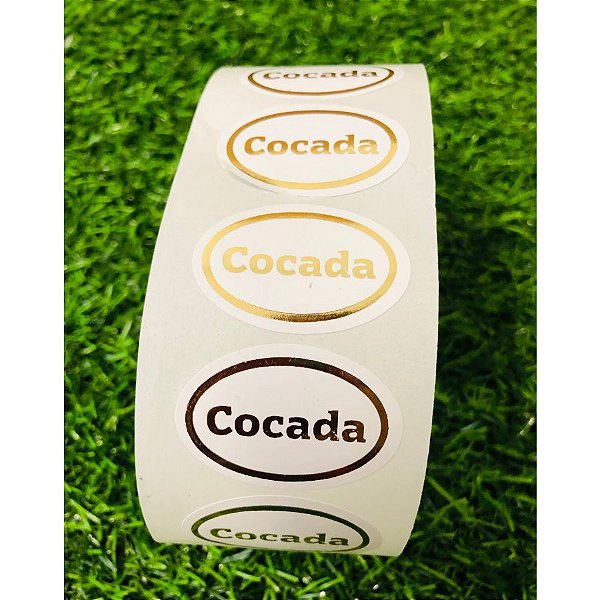 Etiqueta Adesiva Cocada - 1000 unidades - Rizzo Embalagens